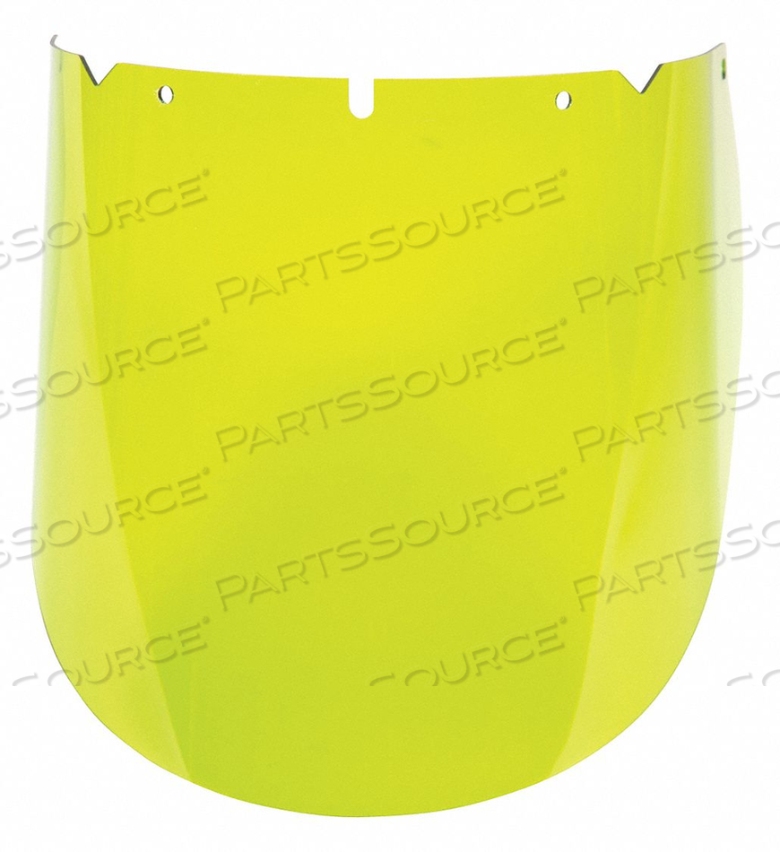 V-GARD VISOR, PC, ARC-RATED SPECIAL PURPOSE TINT, MOLDED, 9.25"W X 18"L X .065"H by MSA Safety Sales, LLC