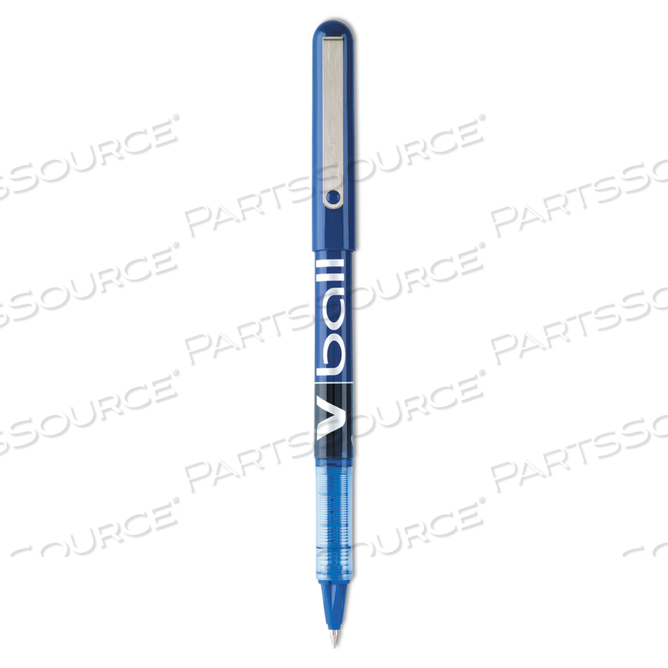 VBALL LIQUID INK ROLLER BALL PEN, STICK, EXTRA-FINE 0.5 MM, BLUE INK, BLUE BARREL by Pilot VBALL LIQUID INK ROLLER BALL PEN, STICK, EXTRA-FINE 0.5 MM, BLUE INK, BLUE BARREL by Pilot