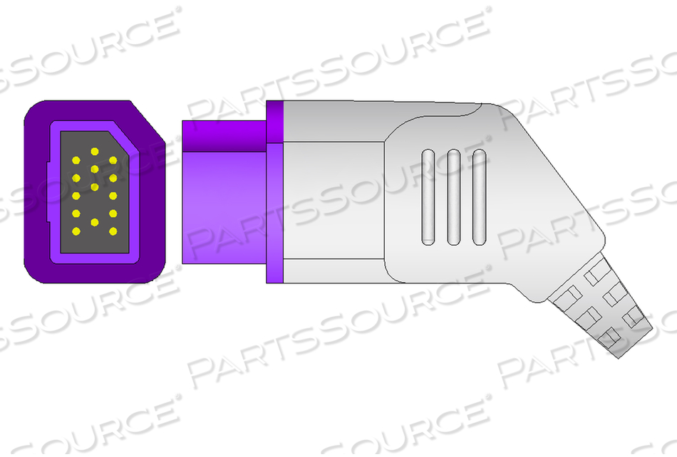 10FT ADAPTER CABLE FOR NIHON KOHDEN OXIMAX SPO2 SENSOR 10FT ADAPTER CABLE FOR NIHON KOHDEN OXIMAX SPO2 SENSOR