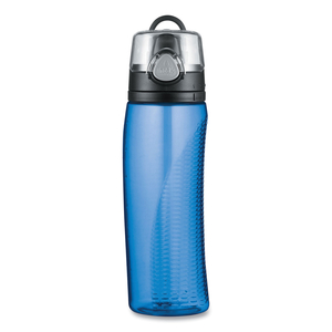 INTAK BY THERMOS HYDRATION BOTTLE WITH METER, 24 OZ, BLUE, POLYESTER by Thermos