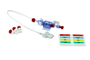 DISPOSABLE IBP TRANSDUCER WITH INTEGRAL STOPCOCK AND FLUSH DEVICE - 0.5 LB by Midmark Corp.