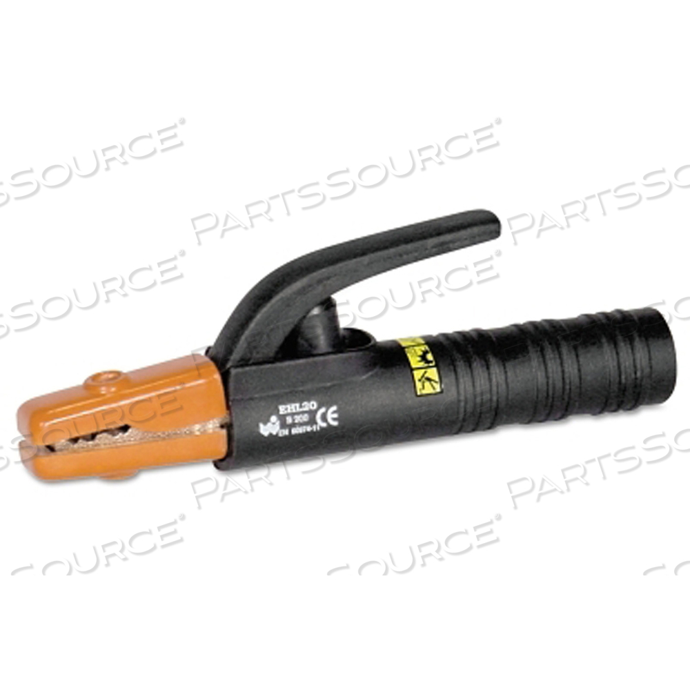 LEVER DESIGNED ELECTRODE HOLDER, 200 A, BRASS, FOR #3 CABLE, 4 MM CAP, 8.54 IN L by Best Welds LEVER DESIGNED ELECTRODE HOLDER, 200 A, BRASS, FOR #3 CABLE, 4 MM CAP, 8.54 IN L by Best Welds