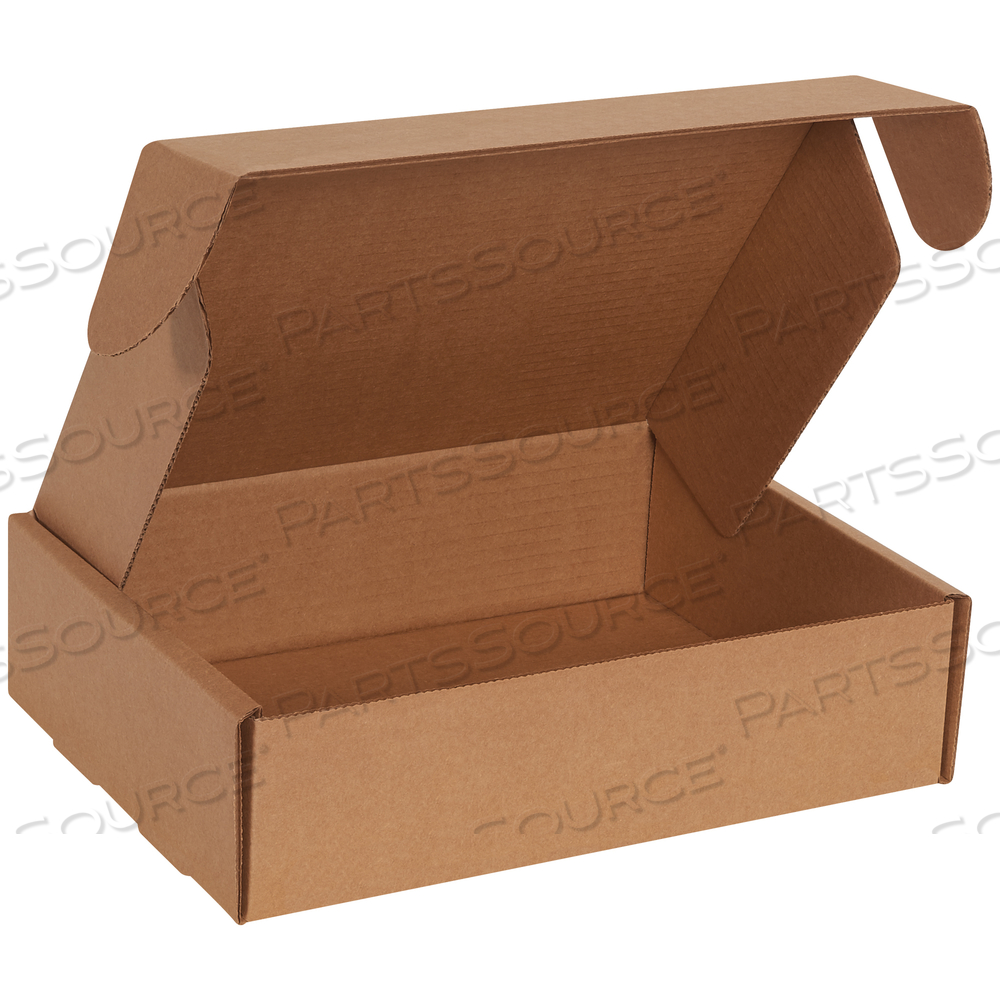 DELUXE LITERATURE MAILERS, 11 1/8" X 8 3/4" X 3", KRAFT, 50/BUNDLE by BOX Partners (Box Acquisitions, LLC)