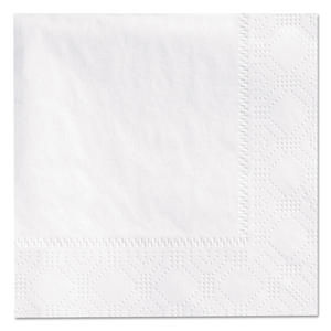 BEVERAGE NAPKINS, 2-PLY, 9 1/2 X 9 1/2, WHITE, 3000/CARTON by Hoffmaster