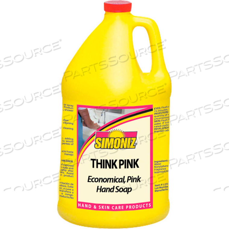 THINK PINK HAND SOAP 1 GALLON, PKG QTY 4 by Simoniz USA