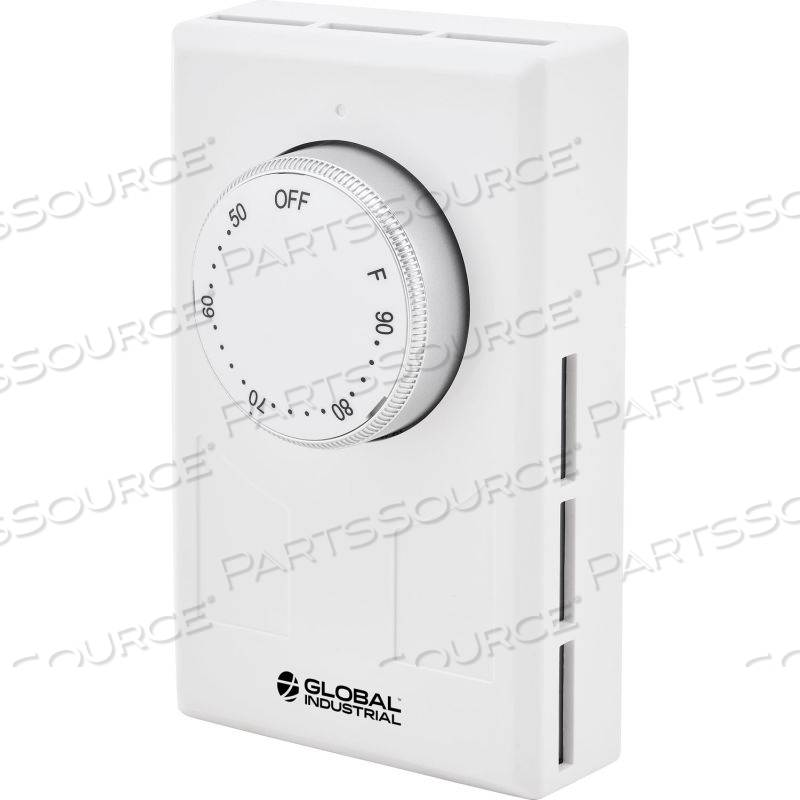 THERMOSTAT, HEAT ONLY, LINE VOLTAGE, DOUBLE POLE, WITH OFF POSITION by Approved Vendor