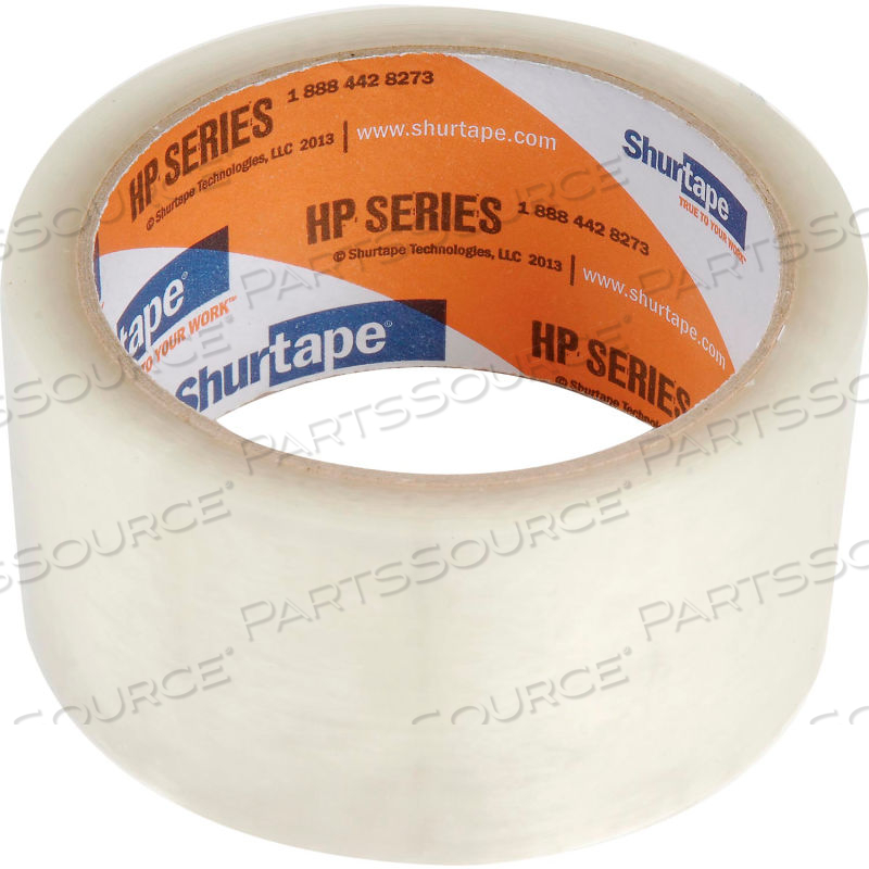 207141 SHURTAPE CARTON SEALING TAPE,2",55YDS,CLEAR,1.6 MIL by Shurtape