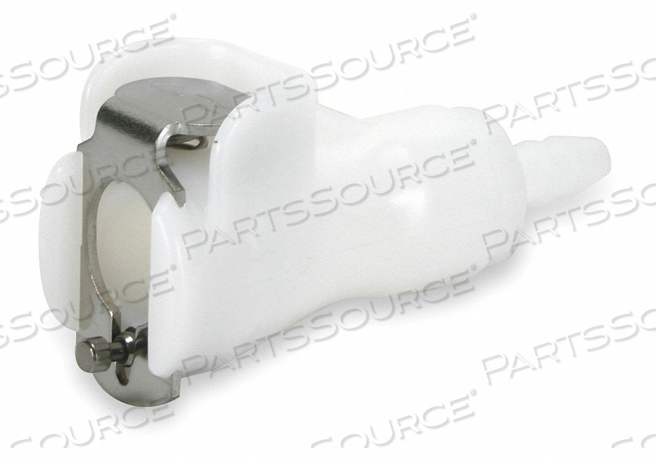 5/16 HOSE BARB NON-VALVED IN-LINE ACETAL COUPLING BODY by Colder Products Company