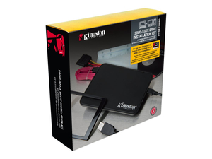 KINGSTON SSD INSTALLATION KIT - STORAGE ENCLOSURE - 2.5" - SATA 3GB/S - 3 GBIT/S - USB 2.0 by Kingston Technology