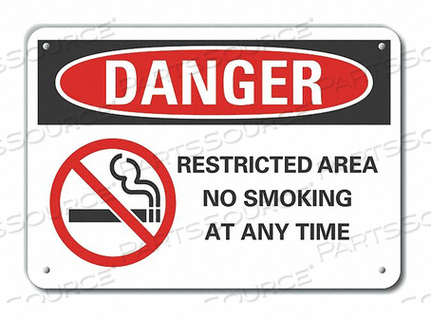 DANGER SIGN 14 W X 10 H 0.040 THICK by Lyle Signs Inc.