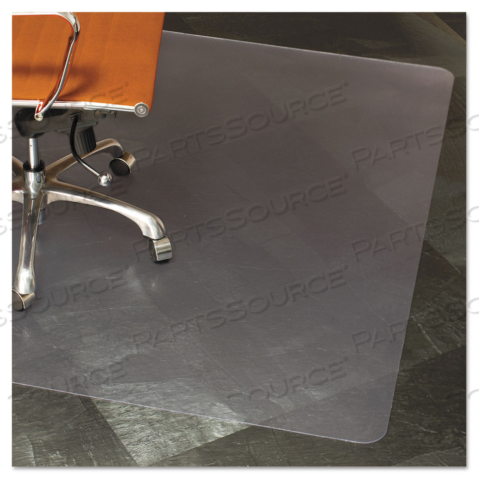 NATURAL ORIGINS CHAIR MAT FOR HARD FLOORS, 36 X 48, CLEAR by ES Robbins
