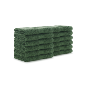 TRUE COLOR HUNTER GREEN WASH CLOTHS by Monarch Brands Inc.