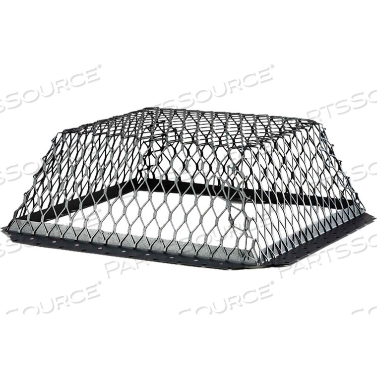 ROOF VENTGUARD BLACK-PAINTED GALVANIZED STEEL 16" X 16" X 6" by HY-C ROOF VENTGUARD BLACK-PAINTED GALVANIZED STEEL 16" X 16" X 6" by HY-C