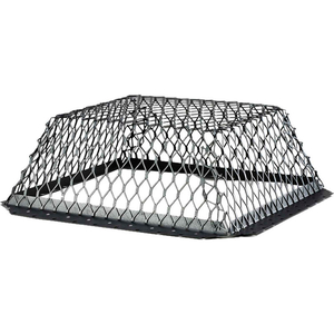 ROOF VENTGUARD BLACK-PAINTED GALVANIZED STEEL 16" X 16" X 6" by HY-C ROOF VENTGUARD BLACK-PAINTED GALVANIZED STEEL 16" X 16" X 6" by HY-C