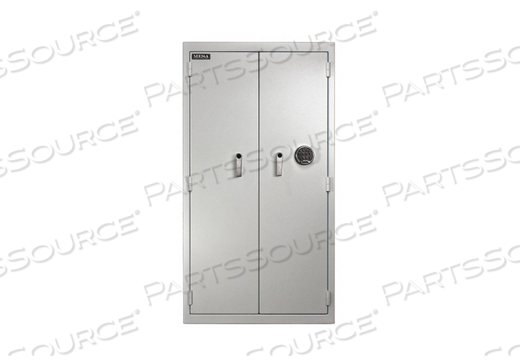 PHARMACY NARCOTIC SAFE - DOUBLE DOOR W/ DIGITAL LOCK 32"W X 16"D X 60"H, WHITE by MESA Safe Co. PHARMACY NARCOTIC SAFE - DOUBLE DOOR W/ DIGITAL LOCK 32"W X 16"D X 60"H, WHITE by MESA Safe Co.