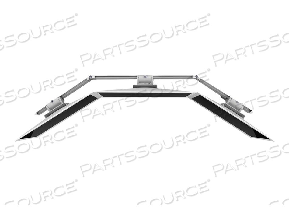 HX TRIPLE MONITOR BOW KIT BRIGHT WHITE by Ergotron, Inc.