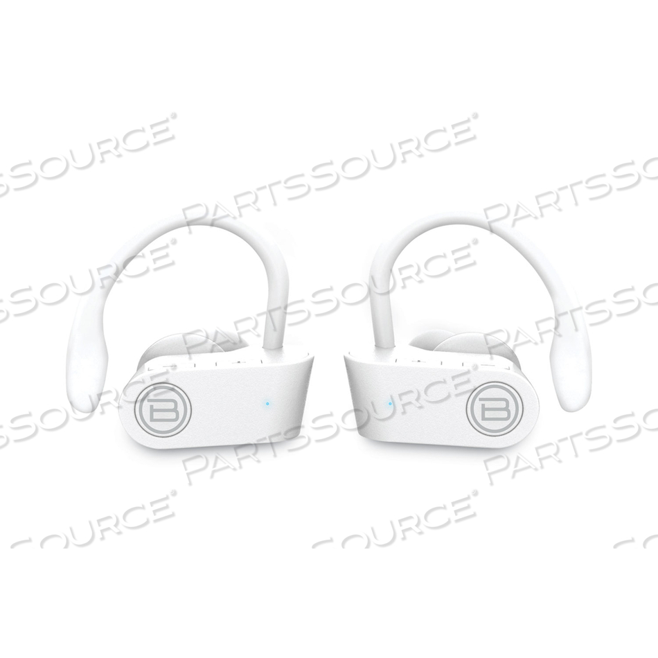 BLUETOOTH SPORTS EARBUDS, WHITE by ByTech BLUETOOTH SPORTS EARBUDS, WHITE by ByTech