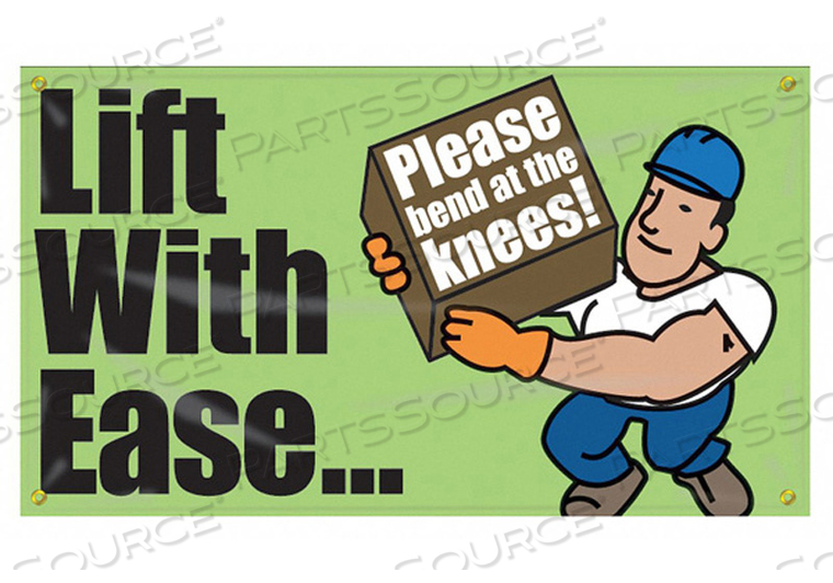 BANNER LIFT WITH EASE 24 X 48 IN. by Accuform Manufacturing, Inc.