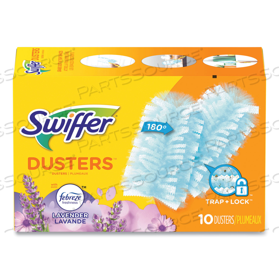 REFILL DUSTERS, DUST LOCK FIBER, LIGHT BLUE, LAVENDER VANILLA SCENT by Swiffer REFILL DUSTERS, DUST LOCK FIBER, LIGHT BLUE, LAVENDER VANILLA SCENT by Swiffer