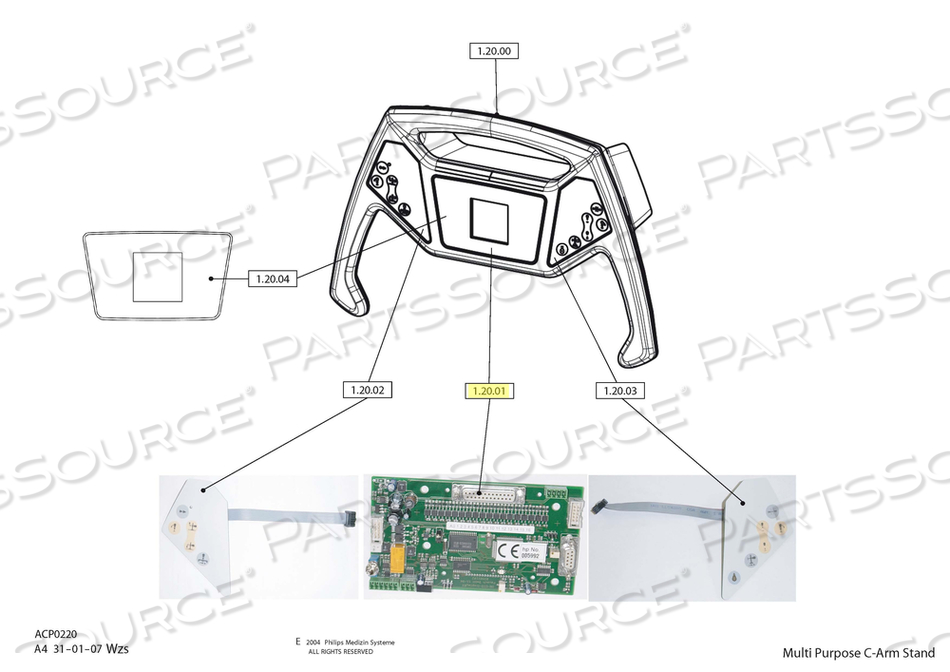 DISPLAY CONTROLLER VCA1 by Philips Healthcare