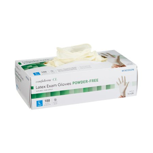 CONFIDERM® CL LATEX GLOVES, LARGE, IVORY (1000 PER CASE) by McKesson CONFIDERM® CL LATEX GLOVES, LARGE, IVORY (1000 PER CASE) by McKesson