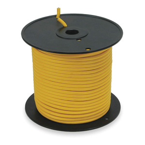 PORTABLE CORD, 3 CONDUCTORS, 16 AWG WIRE SIZE, PVC, YELLOW, 250 FT LG, 300 V VOLT by Approved Vendor