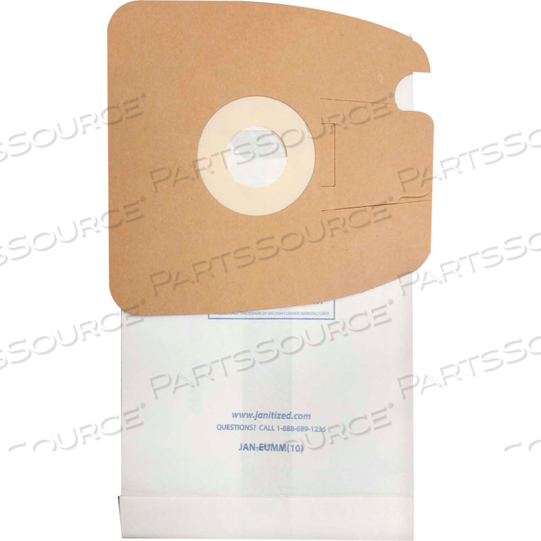 EUREKA PAPER VACUUM BAG - MM, 3670 - 3690 MIGHTY MITE CANISTER - 10 PACK/10 CASE by Apc Filtration Inc EUREKA PAPER VACUUM BAG - MM, 3670 - 3690 MIGHTY MITE CANISTER - 10 PACK/10 CASE by Apc Filtration Inc