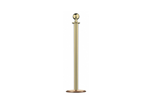 SPHERE TOP POST POLISHED BRASS UNIVERSAL by Lawrence Metal