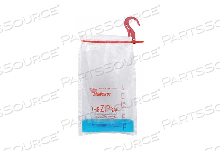 WASTE BAG 17-1/8 IN L X 9 IN W PK480 by Medsource
