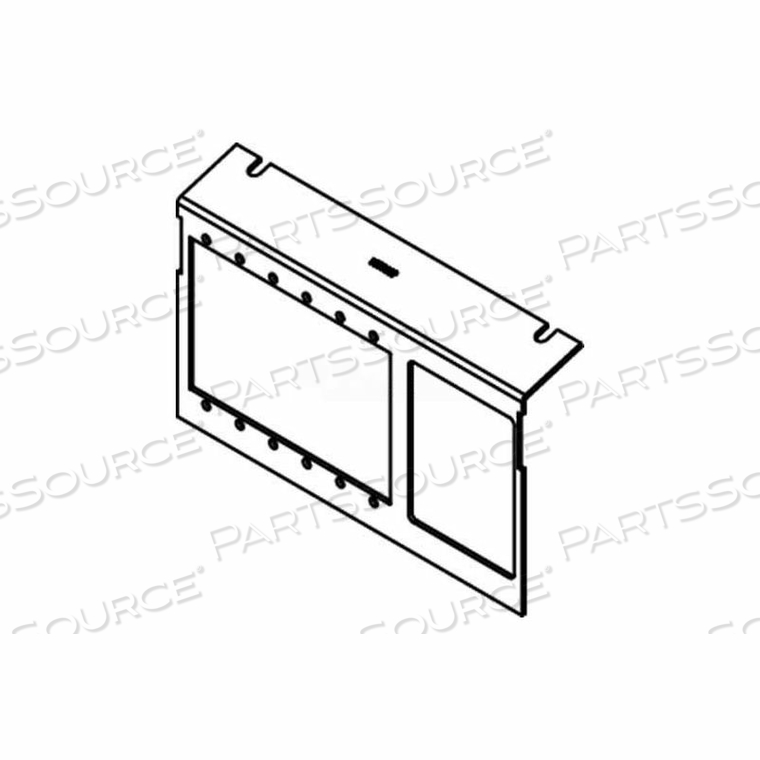 C8005P-AAP-6A FLOOR BOX AC SERIES DEVICE PLATES W/6 AAP DEVICES & 6 PORTS 