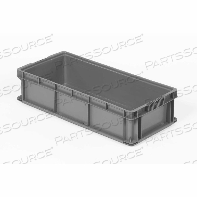 ORBIS STAKPAK PLASTIC LONG STACKING CONTAINER 32 X 15 X 7-1/2 GRAY by Lewisbins ORBIS STAKPAK PLASTIC LONG STACKING CONTAINER 32 X 15 X 7-1/2 GRAY by Lewisbins