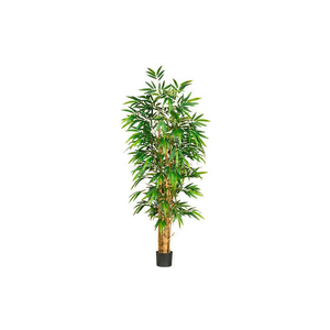 6' BELLY BAMBOO SILK TREE by Nearly Natural