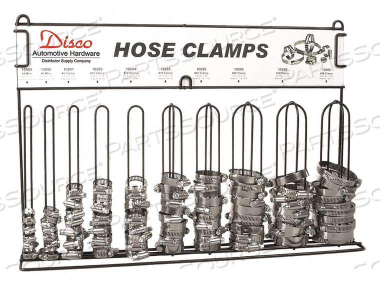 HOSE CLAMP ASSORTMENT 100 PC by Disco HOSE CLAMP ASSORTMENT 100 PC by Disco