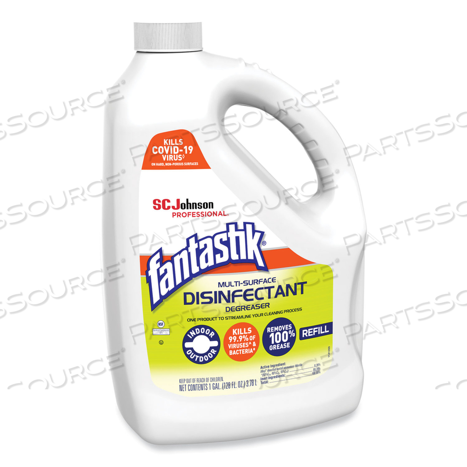 MULTI-SURFACE DISINFECTANT DEGREASER, PLEASANT SCENT, 1 GALLON BOTTLE by Fantastik