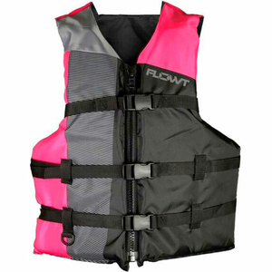 ALL SPORT LIFE VEST, PINK, OVERSIZE ADULT by Flowt