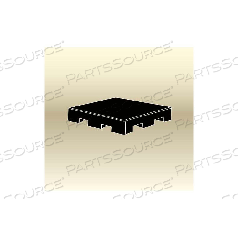 DISPLAY BASE PALLET END CAP / SPOT MERCHANDISER 48"W X 48"D X 6"H by Mason Ways Indestructible Plastics LLC