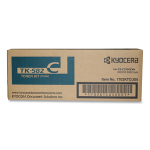 TK582C HIGH-YIELD TONER, 2,800 PAGE-YIELD, CYAN by Kyocera