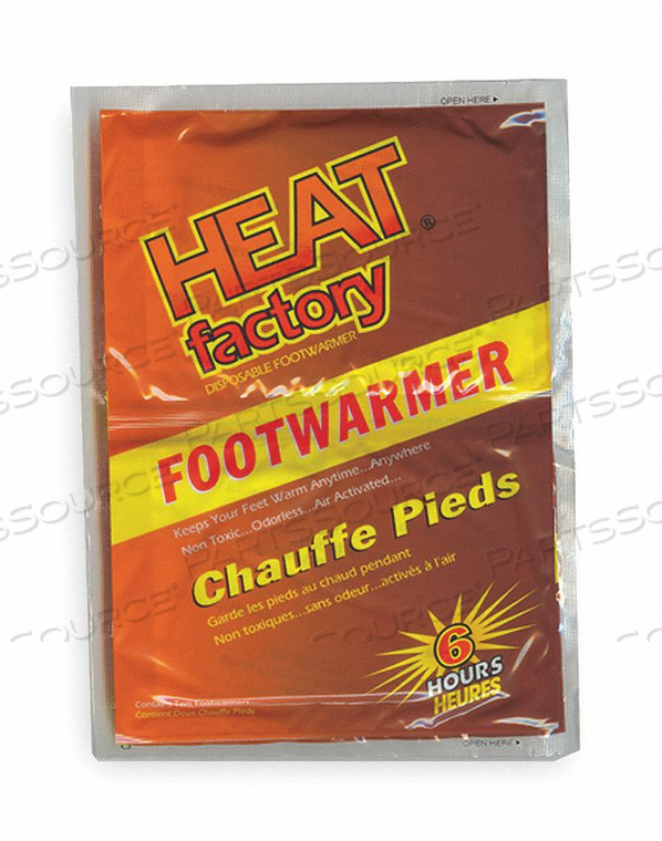 FOOT WARMER 2-3/4 X 3-1-/2 IN PR PK3 by Heat Factory FOOT WARMER 2-3/4 X 3-1-/2 IN PR PK3 by Heat Factory