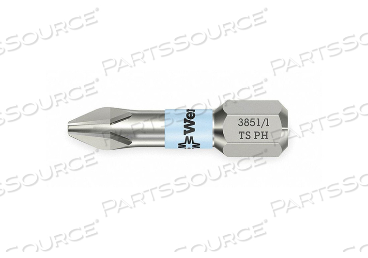 INSERT BIT SAE 1/4 HEX #1 1 SS by Wera