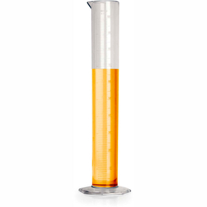 TPX GRADUATED CYLINDER, 1000ML CAPACITY, 10ML GRADUATION, CLEAR, 1/PK by Bel-Art Products TPX GRADUATED CYLINDER, 1000ML CAPACITY, 10ML GRADUATION, CLEAR, 1/PK by Bel-Art Products