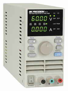 DC POWER SUPPLY DIGITAL 60V 8A 7 IN H by B&K Precision