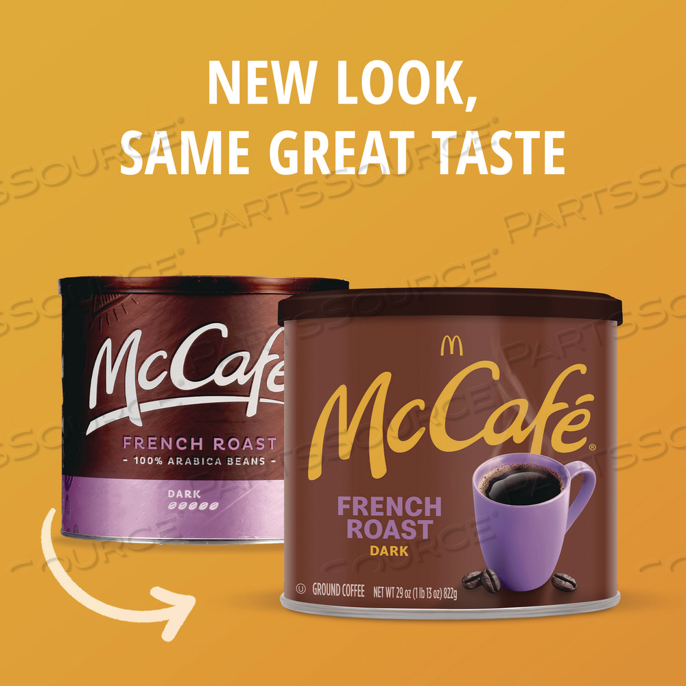 GROUND COFFEE, FRENCH ROAST, 29 OZ CAN by McCafe GROUND COFFEE, FRENCH ROAST, 29 OZ CAN by McCafe
