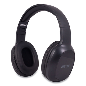 BASS 13 WIRELESS HEADPHONE WITH MIC, BLACK by Maxell