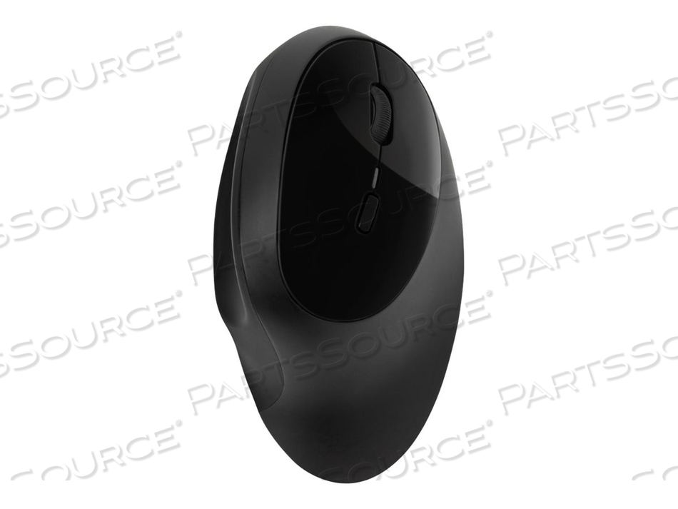 PRO FIT ERGO WIRELESS MOUSE, MOUSE, ERGONOMIC, RIGHT-HANDED, 5 BUTTONS, WIRELESS, 2.4 GHZ, BLUETOOTH 4.0 LE, USB WIRELESS RECEIVER, GRAY, BL by Kensington Computer Products