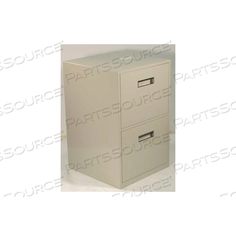 609B Fenco LOWBOY TELLER PEDESTAL 2 LEGAL DRAWERS 18"W X 19