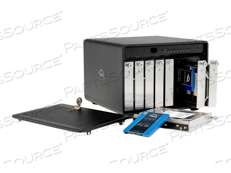OWC THUNDERBAY 8, HARD DRIVE ARRAY, 48 TB, 8 BAYS (SATA-600), HDD 6 TB X 8, THUNDERBOLT 3 (EXTERNAL) by Other World Computing OWC THUNDERBAY 8, HARD DRIVE ARRAY, 48 TB, 8 BAYS (SATA-600), HDD 6 TB X 8, THUNDERBOLT 3 (EXTERNAL) by Other World Computing