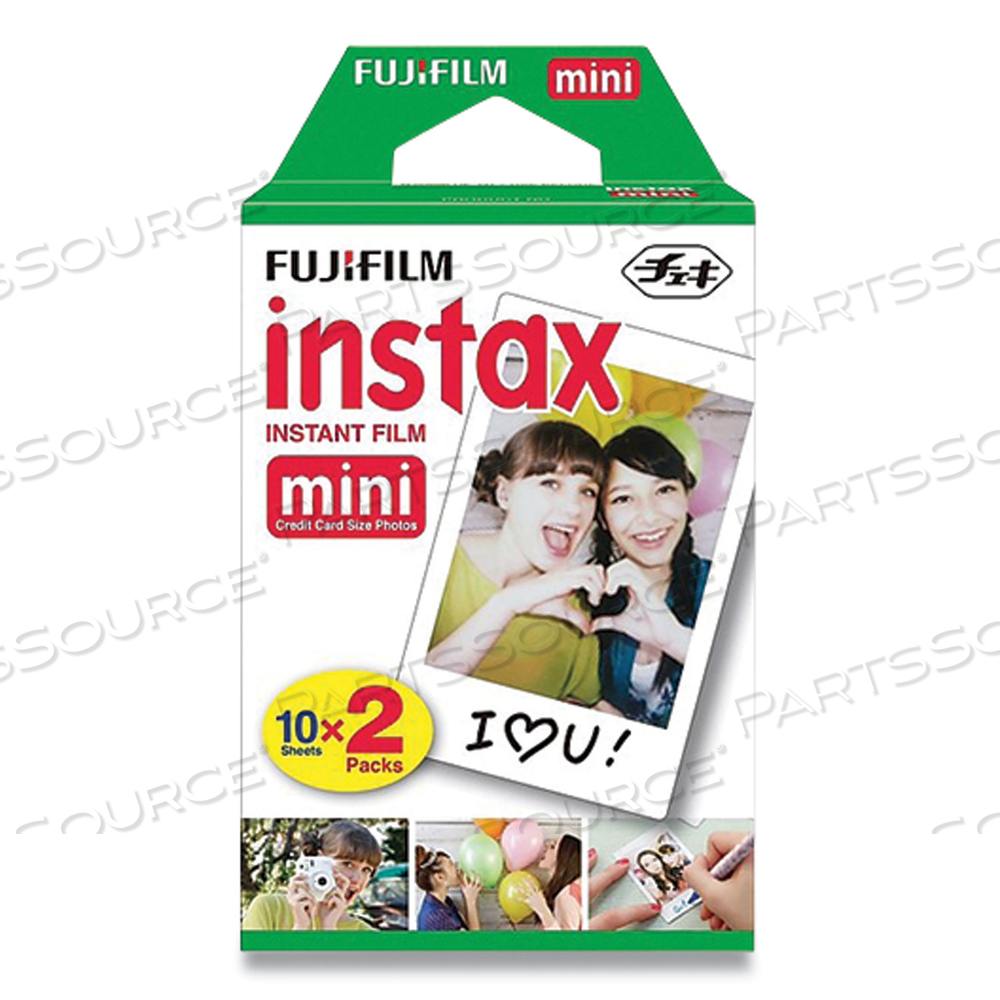 INSTAX MINI FILM, 800 ASA, COLOR, 20 SHEETS by Fujifilm (Consumer Electronics) INSTAX MINI FILM, 800 ASA, COLOR, 20 SHEETS by Fujifilm (Consumer Electronics)