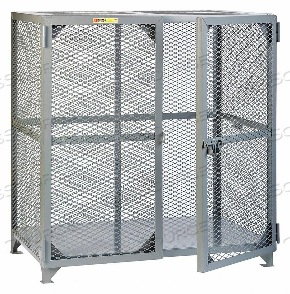 VENTILATED WELDED STORAGE LOCKER GRAY by Little Giant VENTILATED WELDED STORAGE LOCKER GRAY by Little Giant