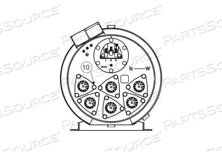 0.19" GRAPHITE GASKET by Getinge USA Sales, LLC