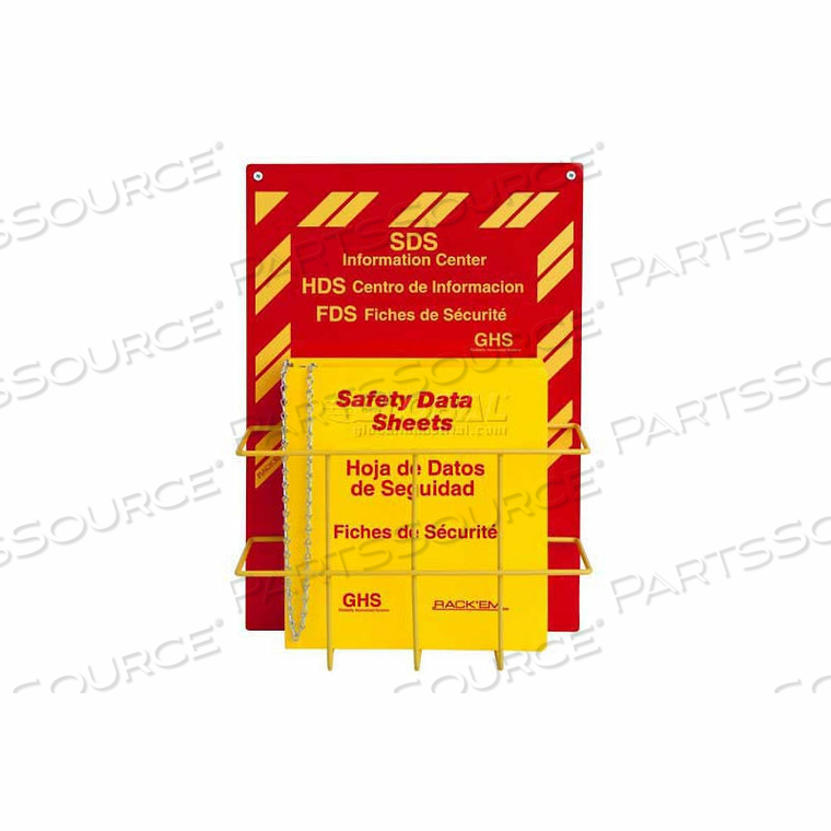 TRI-LINGUAL SDS BINDER AND SAFETY STATION, 3015, 1-1/2"W BINDER by Horizon Mfg Enterprises, Inc TRI-LINGUAL SDS BINDER AND SAFETY STATION, 3015, 1-1/2"W BINDER by Horizon Mfg Enterprises, Inc